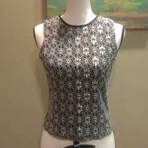 Y2K Crew Neck Sleeveless Halter Top